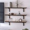Ραφιέρα τοίχου Versa 3 τεμαχίων χρώμα pine oak 80x19x17εκ.