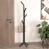 Triad metal coat stand, black, 37.5 x 37.5 x 146.8 cm