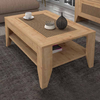 Τραπεζάκι σαλονιού Madura χρώμα sapphire oak 90x60x40εκ.