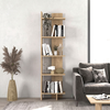 Βιβλιοθήκη Perla χρώμα sepet oak 48x22x170εκ.