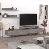 Έπιπλο Τηλεόρασης Nirvana Γκρι Σκυροδέματος 180x31,3x41,7 cm