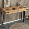 Κονσόλα Cenova χρώμα sapphire oak 120x35x89,8εκ.