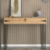 Κονσόλα Cenova χρώμα sapphire oak 120x35x89,8εκ.