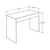 Γραφείο Εργασίας Mida Γκρι Σκυροδέματος 72x60x73,8 cm