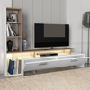 Σύνθεση τηλεόρασης Simal με LED χρώμα λευκό - cordoba 168,2x31,3x120εκ.