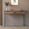 Rochel Console Walnut with Drawer 120x35x89,8 cm