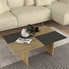 Τραπεζάκι σαλονιού Venita χρώμα sapphire oak - ανθρακί 90x60x33,8εκ.