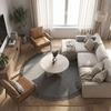 Lagerta living room table travertine color 75x75x35 cm