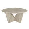 Lagerta living room table travertine color 75x75x35 cm