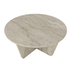 Lagerta living room table travertine color 75x75x35 cm