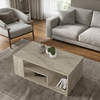 Τραπεζάκι σαλονιού Abdera χρώμα travertine 110x60x42εκ.