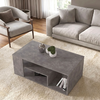 Abdera Living Room Coffee Table Concrete Gray 110x60x42 cm