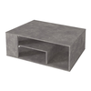 Abdera Living Room Coffee Table Concrete Gray 110x60x42 cm