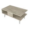 Τραπεζάκι σαλονιού Andros χρώμα travertine 90x54x39,6εκ.