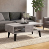 Andros Living Room Coffee Table Grey Concrete 90x54x39.6 cm