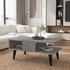Andros Living Room Coffee Table Grey Concrete 90x54x39.6 cm