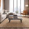 Andros Living Room Coffee Table Grey Concrete 90x54x39.6 cm