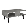Andros Living Room Coffee Table Grey Concrete 90x54x39.6 cm