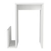 Τραπεζάκι βοηθητικό Regnar χρώμα λευκό  43,1x33,5x52εκ.