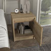 Κομοδίνο Conve χρώμα sapphire oak 40x35x45εκ.