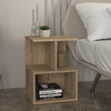 Κομοδίνο - Τραπεζάκι βοηθητικό Entiero χρώμα sapphire oak 39,8x35x54,6εκ.