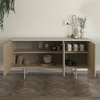 Μπουφές Rebel χρώμα rota oak - sandstone 150x45x76,5εκ.