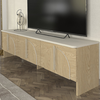 Έπιπλο τηλεόρασης Rebel χρώμα rota oak - sandstone 150x35x45εκ.