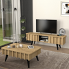 Έπιπλο τηλεόρασης Gemma χρώμα sepet oak 150x35x46,7εκ.
