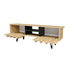 Έπιπλο τηλεόρασης Gemma χρώμα sepet oak 150x35x46,7εκ.
