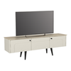 Έπιπλο τηλεόρασης Sevilla χρώμα sandstone - travertine 150x35x45,6εκ.