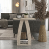 Βοηθητικό Τραπεζάκι Deros Travertine 45x45x56 εκ.