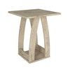 Βοηθητικό Τραπεζάκι Deros Travertine 45x45x56 εκ.