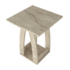Βοηθητικό Τραπεζάκι Deros Travertine 45x45x56 εκ.