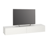 Έπιπλο τηλεόρασης επιτοίχιο Espanse χρώμα λευκό 241,8x31,7x30εκ.