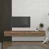 Έπιπλο τηλεόρασης επιτοίχιο Espanse χρώμα καρυδί 241,8x31,7x30εκ.