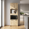 Ντουλάπι κουζίνας - μπάνιου Alvento χρώμα sapphire oak 60x42x180εκ.