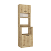 Έπιπλο κουζίνας Tuco 1 χρώμα sapphire oak 53,8x40x180εκ.