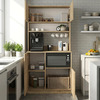 Έπιπλο κουζίνας Tuco 2 χρώμα sapphire oak 90x40x180εκ.