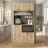 Έπιπλο κουζίνας Tuco 2 χρώμα sapphire oak 90x40x180εκ.