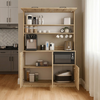 Έπιπλο κουζίνας Tuco 3 χρώμα sapphire oak 123,8x40x180εκ.