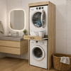 Έπιπλο πλυντηρίου - στεγνωτηρίου Fika χρώμα sapphire oak 67x61,8x198,5εκ.