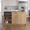 Τραπέζι Πάγκος Κουζίνας Peres Sepet Oak 150x70x91,8 εκ.