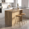 Τραπέζι Πάγκος Κουζίνας Peres Sepet Oak 150x70x91,8 εκ.