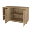 Τραπέζι Πάγκος Κουζίνας Peres Sepet Oak 150x70x91,8 εκ.