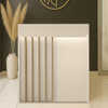 Γραφείο υποδοχής - reception Karibu με LED χρώμα sandstone - sepet oak 90x40x100εκ.