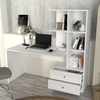 Γραφείο εργασίας Mantra χρώμα λευκό 150x60x152εκ.