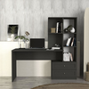 Γραφείο εργασίας Mantra χρώμα ανθρακί 150x60x152εκ.