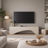 Έπιπλο τηλεόρασης Mara με LED χρώμα sandstone 150x31,4x40εκ.