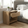 Κομοδίνο Mida χρώμα sepet oak 45x40x52εκ.