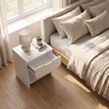 Mida bedside cabinet white 45x40x52 cm